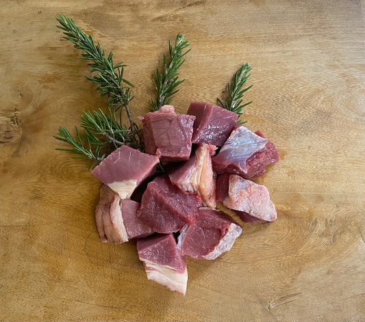 Cubed beef